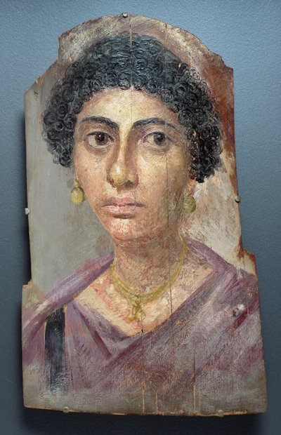Grabporträt einer Frau, 100-05 n. Chr. von Roman Period Egyptian